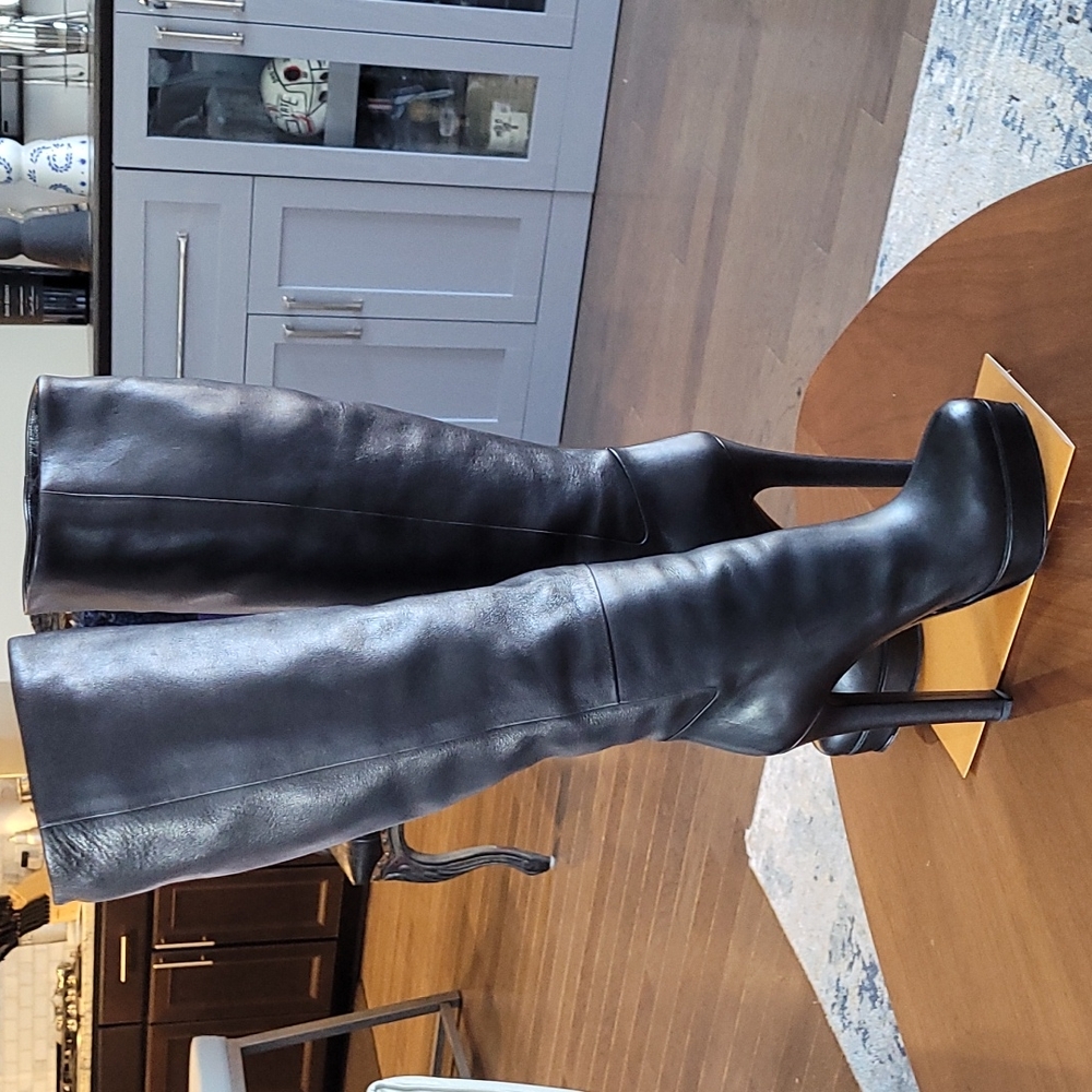 Gucci Platform Leather Boots
